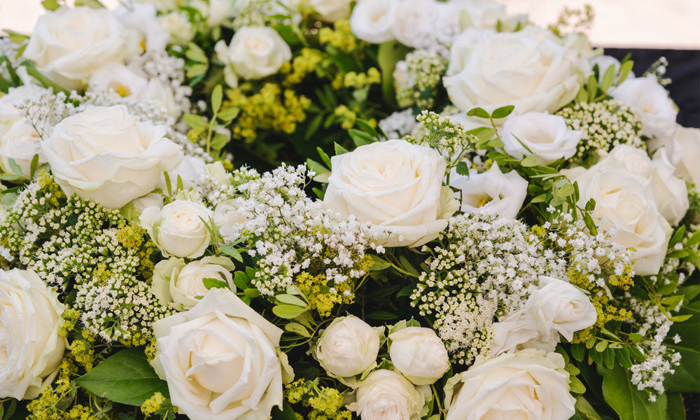 unusual funeral flowers