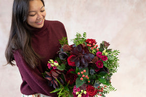 Christmas -  Ruby Red Hanako Bouquet